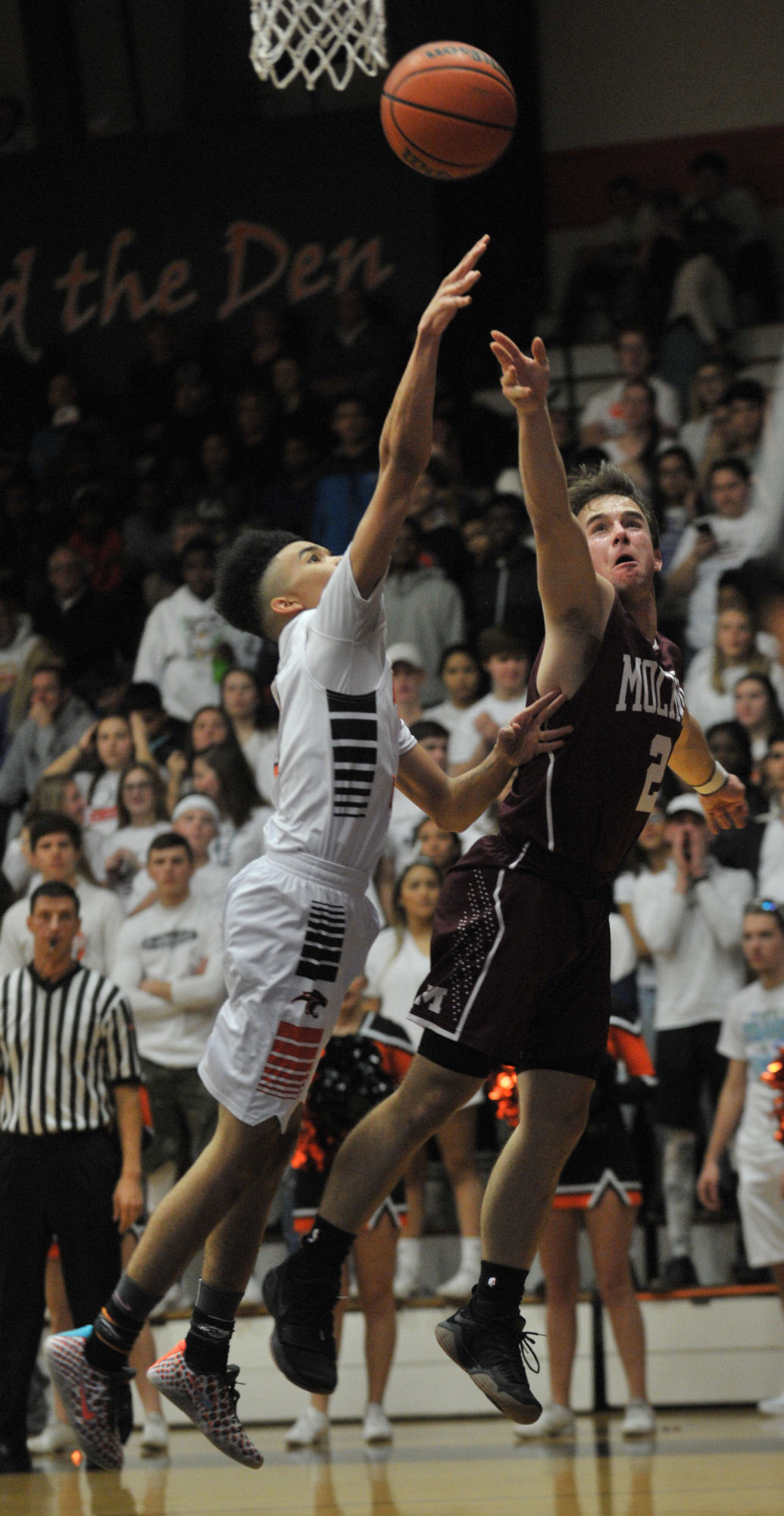 Moline at United Township boys basketball